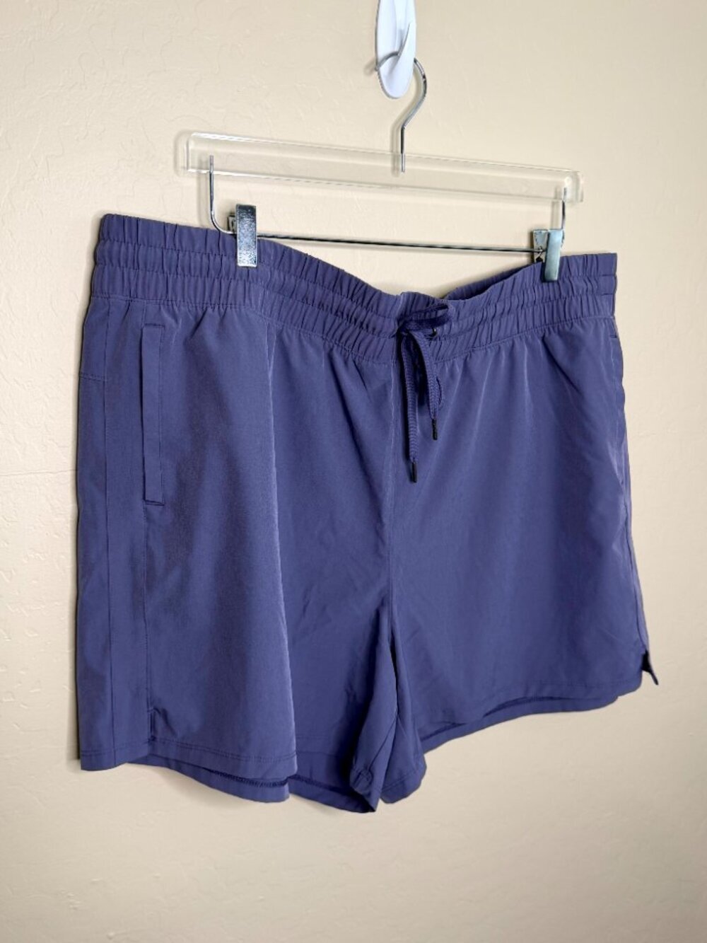 Tek Gear Woven Purple Athletic Shorts Size 2XL #24 - Picture 2 of 5